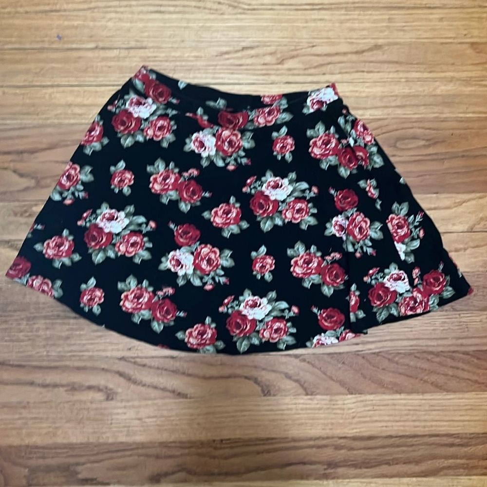 Floral Mini Skirt
